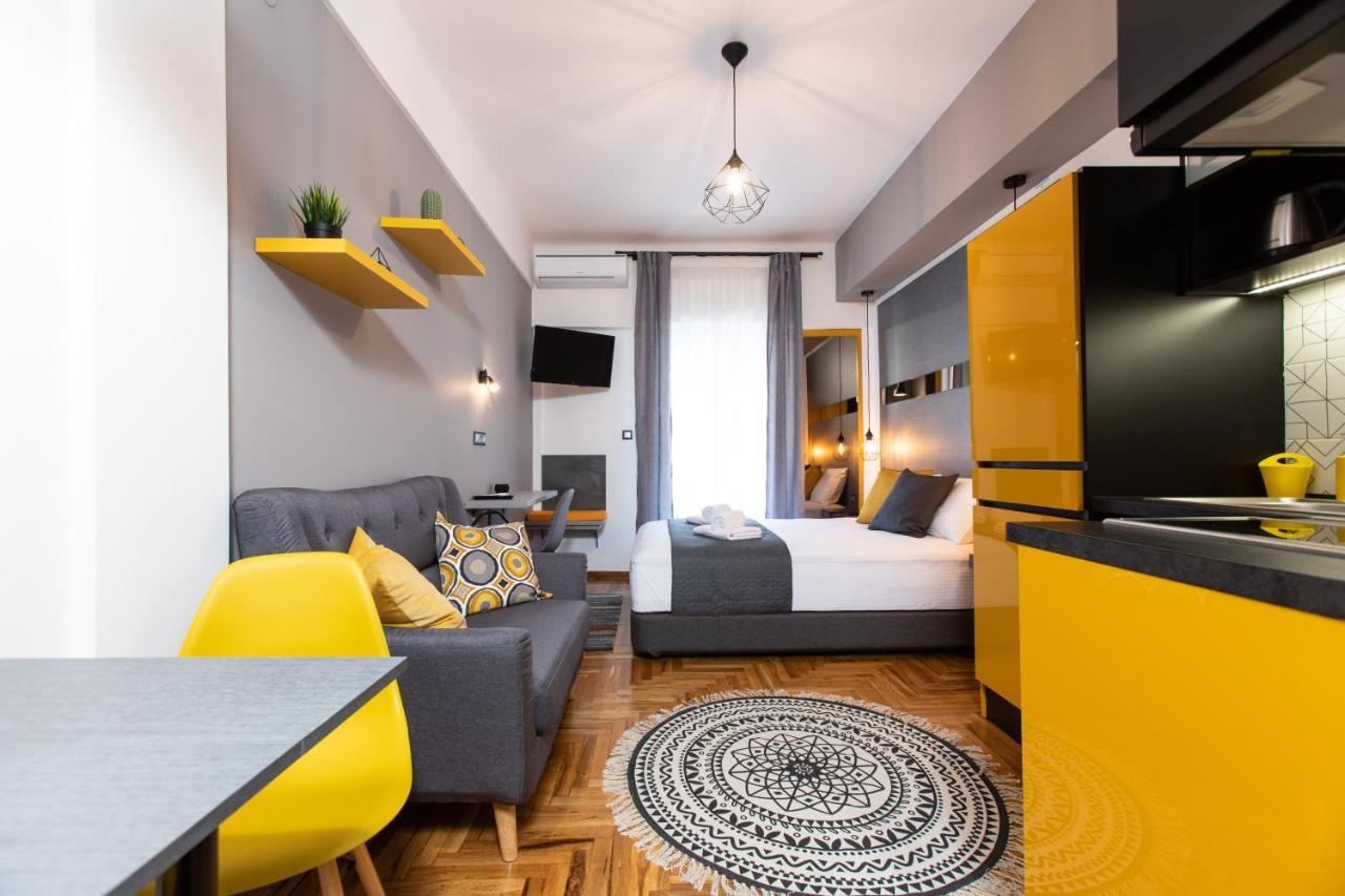 Downtown Luxury Boutique Suites : The Yellow Suite Thessaloníki Eksteriør billede